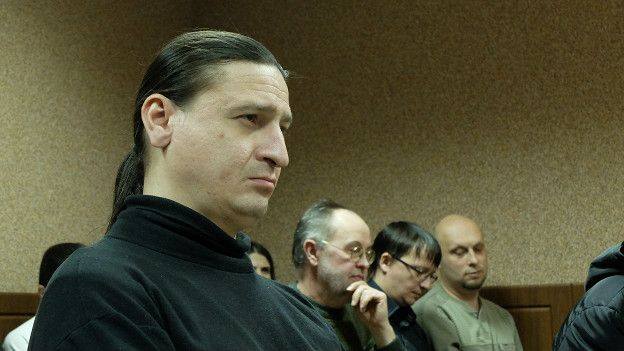 Виктор Краснов в зале суда